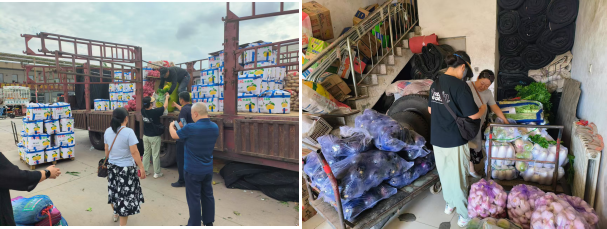 2025年第三次國家農產品質量安全例行監測抽樣工作在我市食用農產品批發市場展開